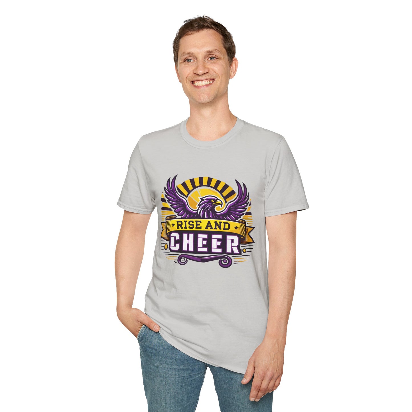 Cheer - Adult T-Shirt - Rise and Cheer