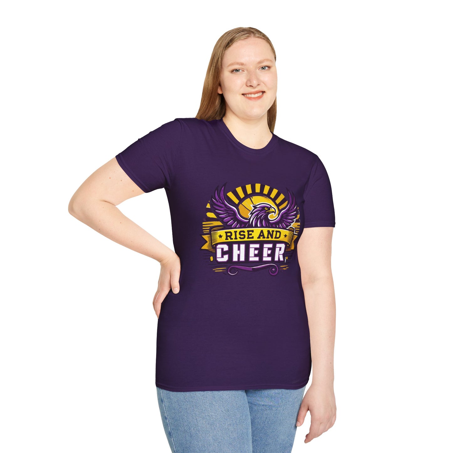 Cheer - Adult T-Shirt - Rise and Cheer