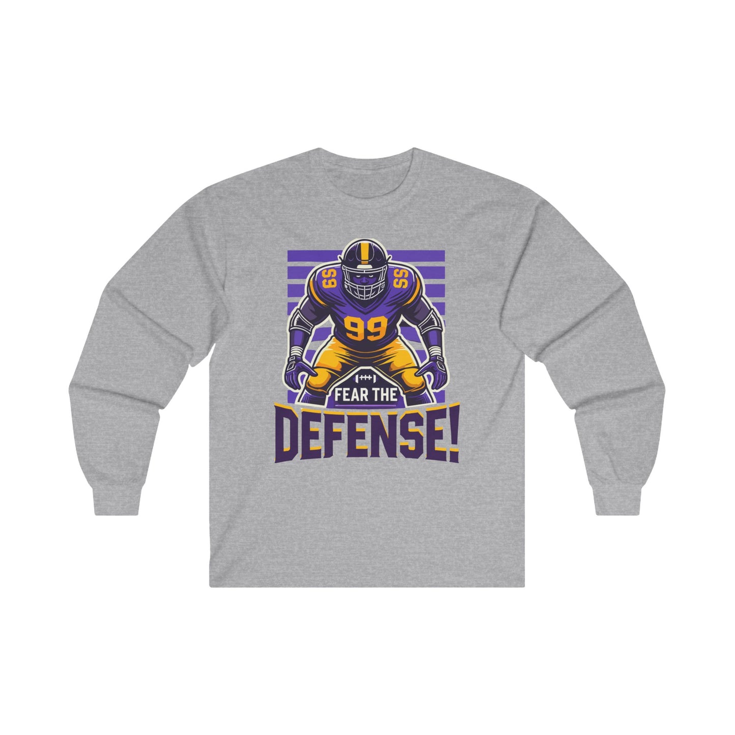 Football - Adult Long Sleeve - Fear the Defense