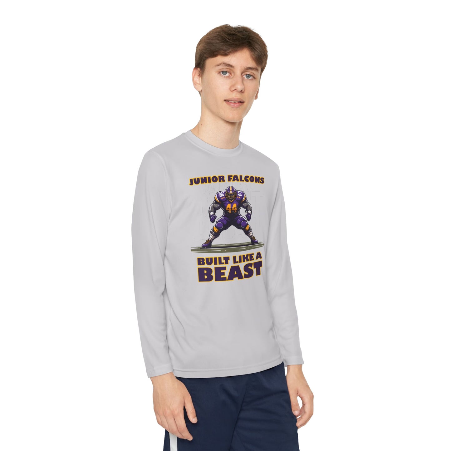 Football - Youth Long Sleeve - Built Like A Beast