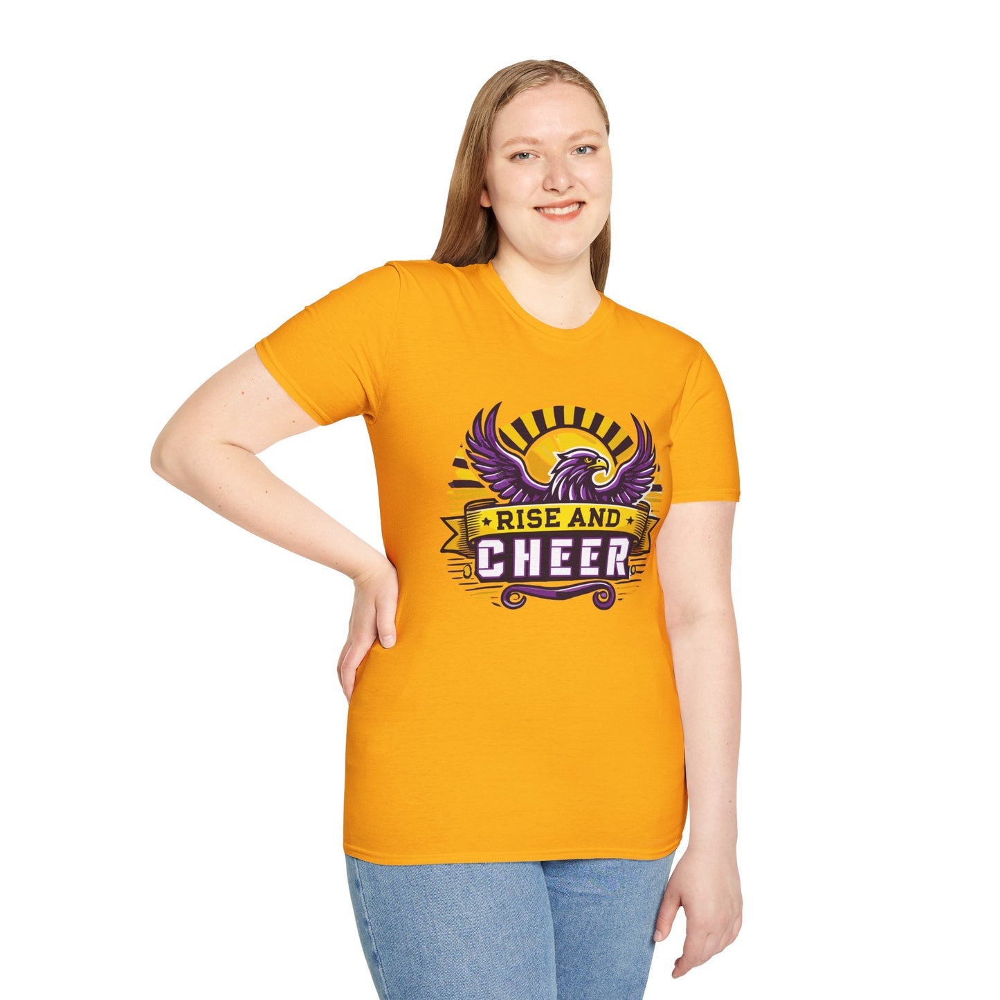 Cheer - Adult T-Shirt - Rise and Cheer