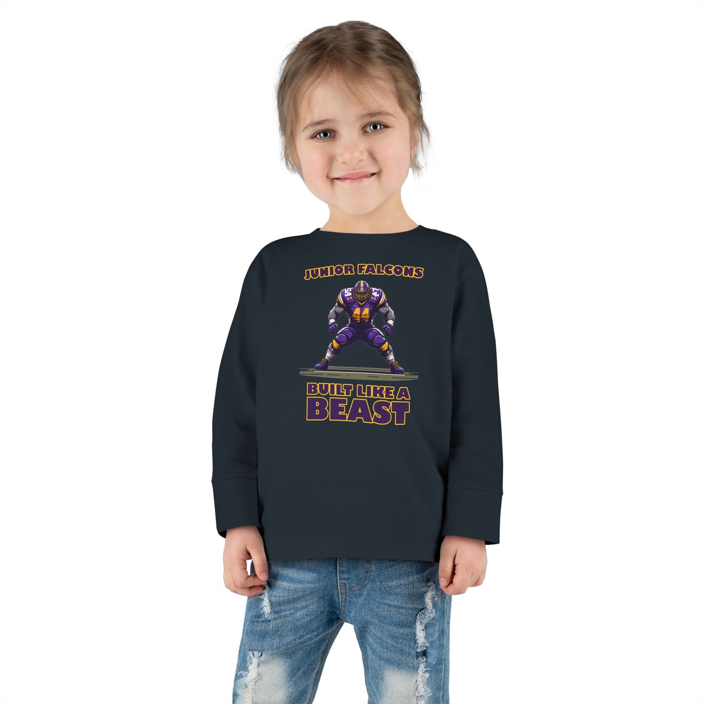 Football - Toddler Long Sleeve - Built like a Beast