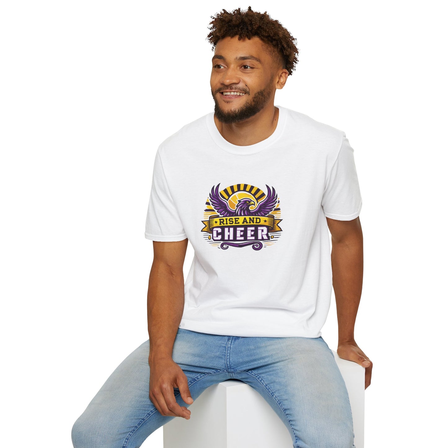 Cheer - Adult T-Shirt - Rise and Cheer