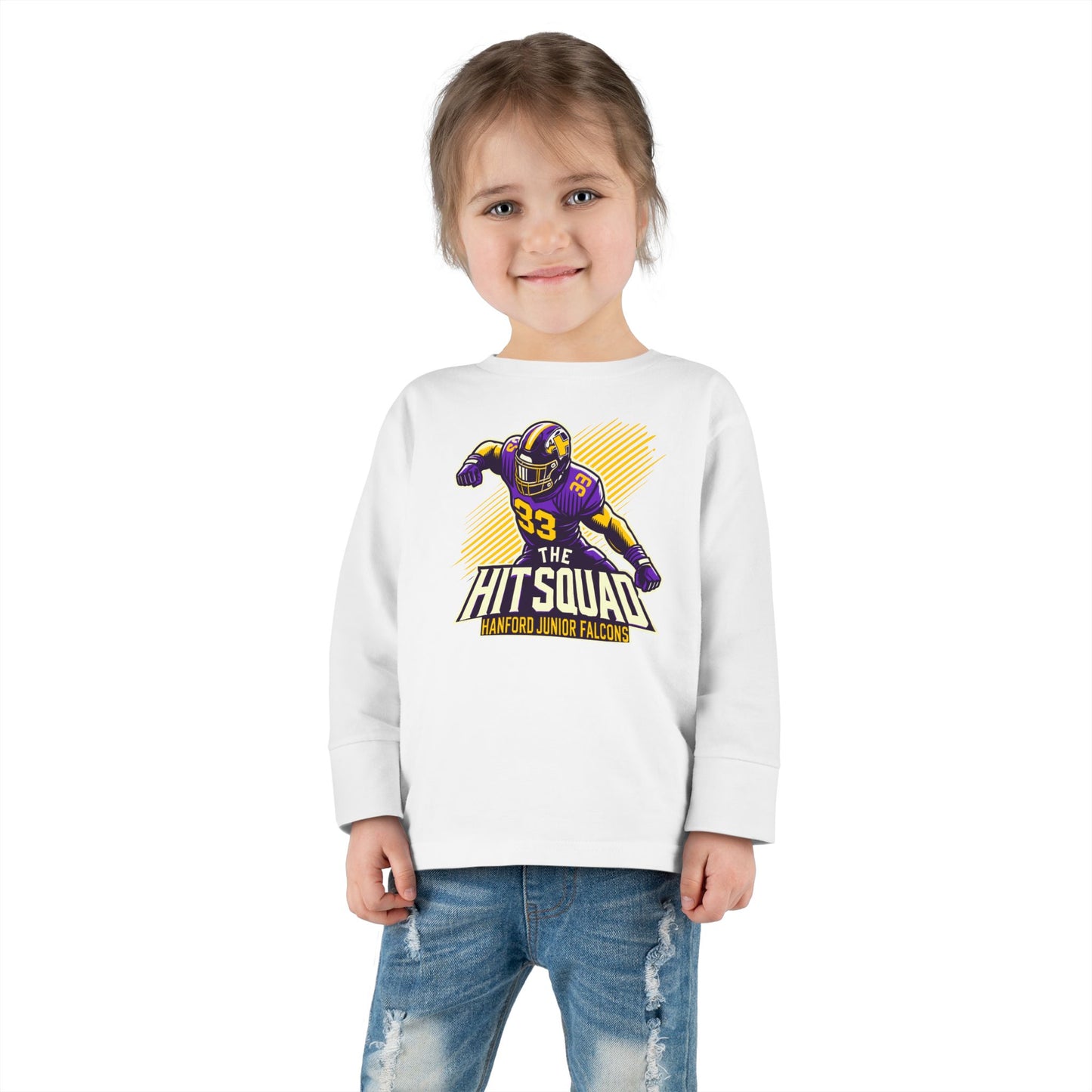 Football - Toddler Long Sleeve - Hit Squad