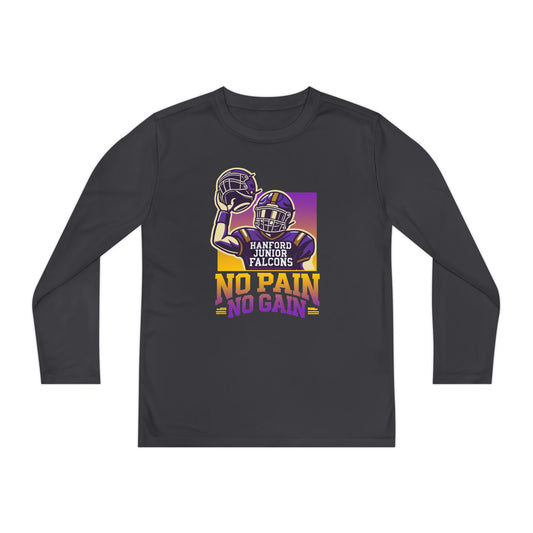 Football - Youth Long Sleeve - No Pain No Gain