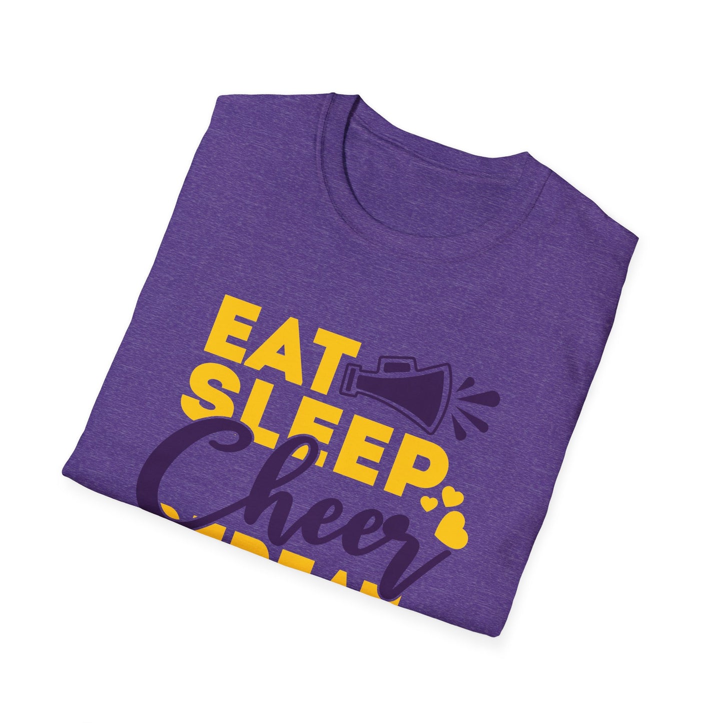 Cheer - Adult T-Shirt - Eat Sleep Cheer Repeat