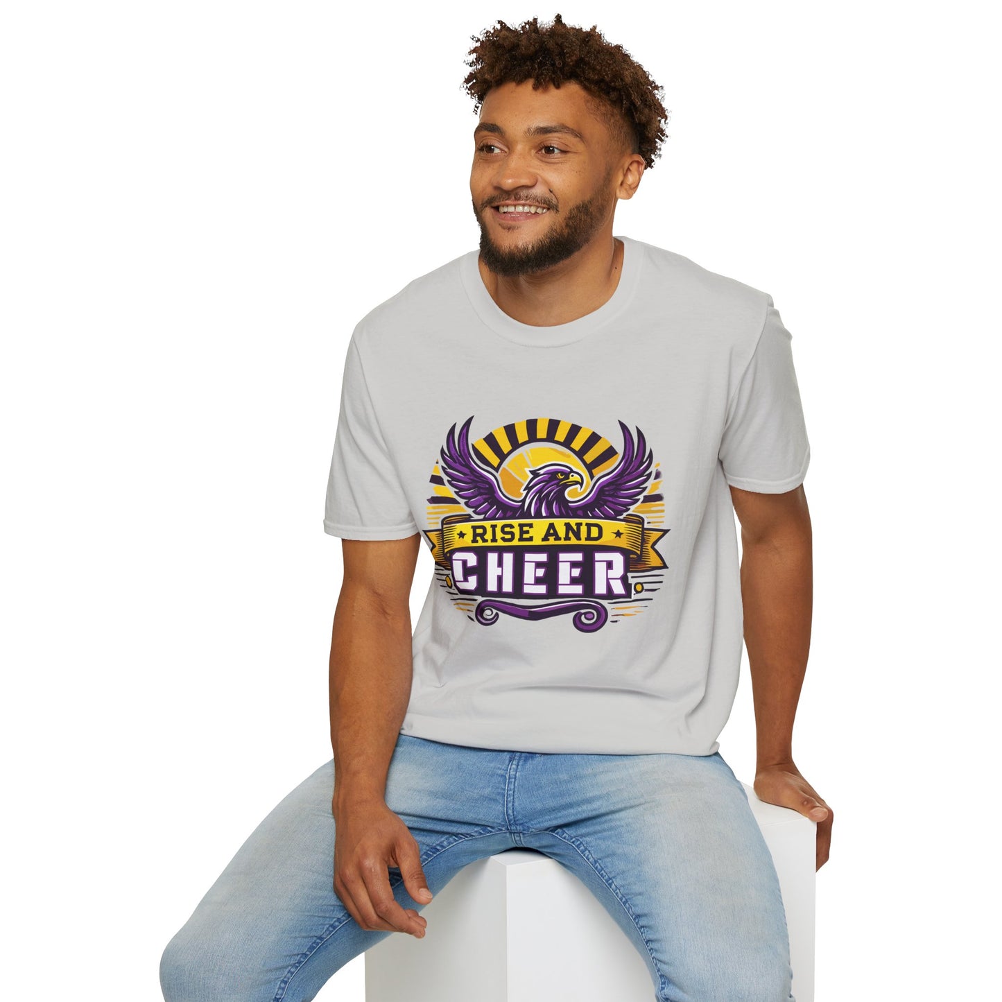 Cheer - Adult T-Shirt - Rise and Cheer