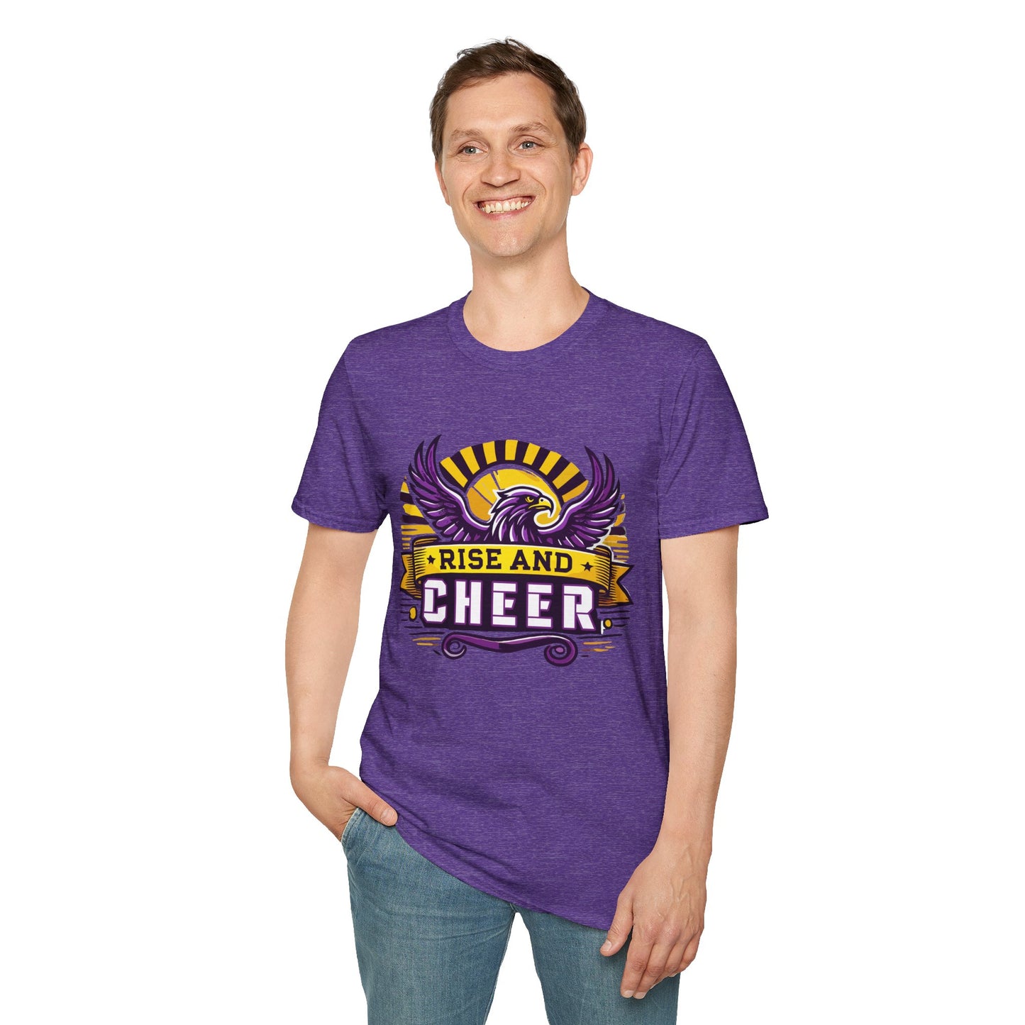 Cheer - Adult T-Shirt - Rise and Cheer