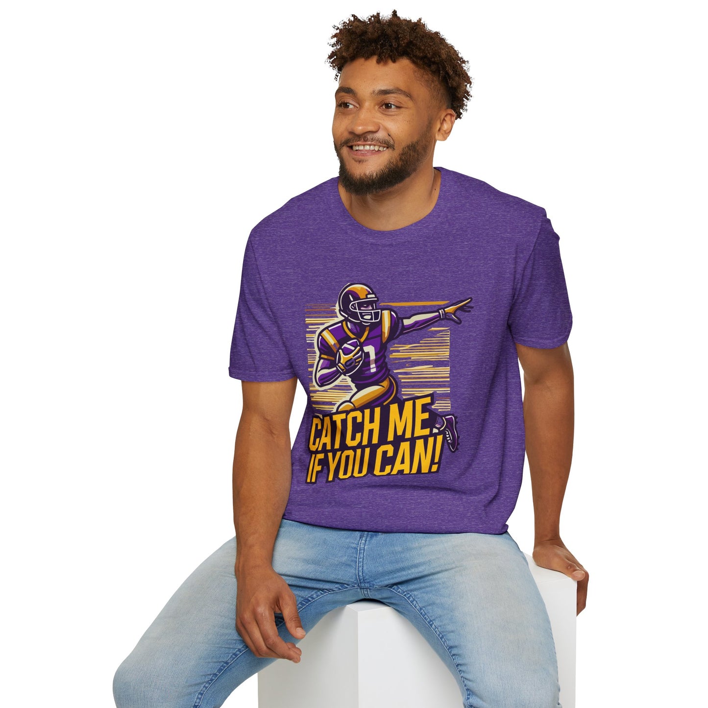 Football - Adult T-Shirt - Catch Me if You Can