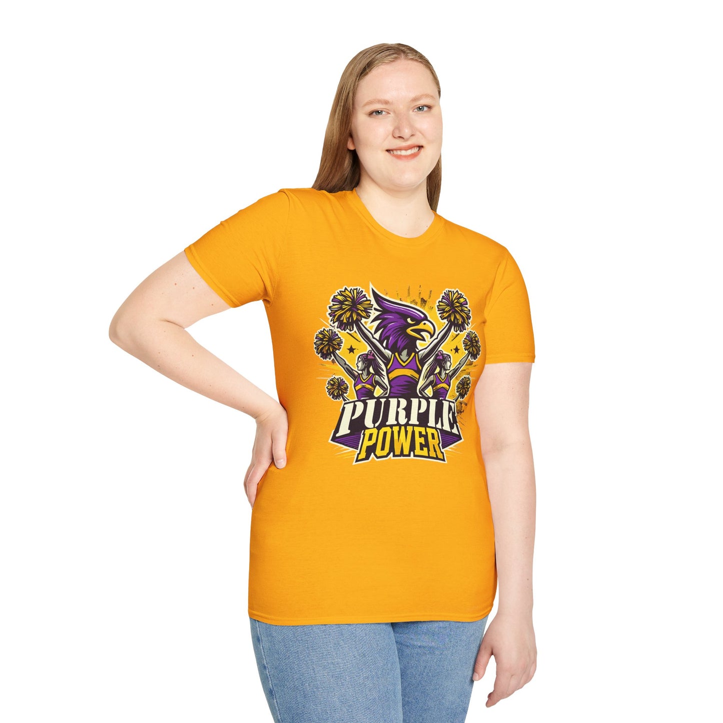 Cheer - Adult T-Shirt - Purple Power