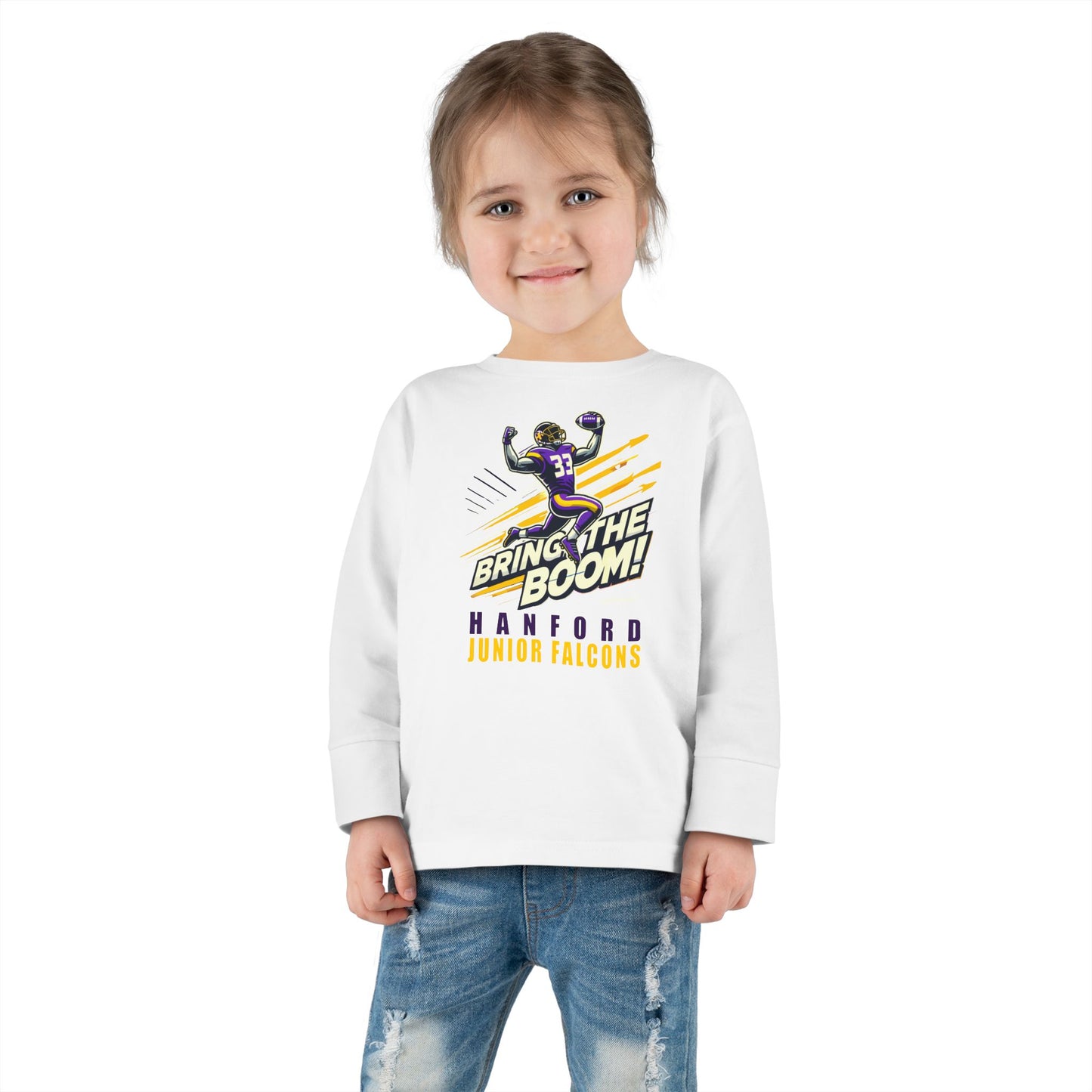 Football - Toddler Long Sleeve - Bring the Boom