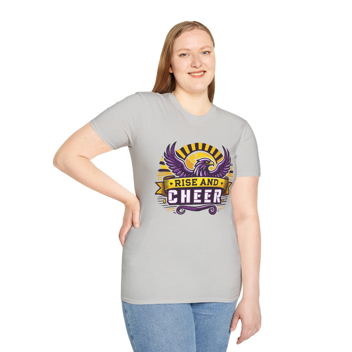 Cheer - Adult T-Shirt - Rise and Cheer