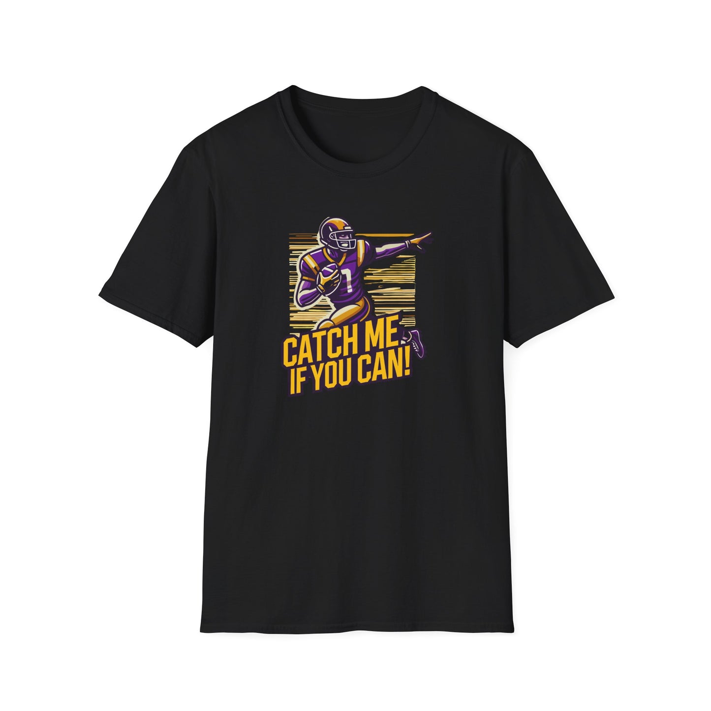 Football - Adult T-Shirt - Catch Me if You Can