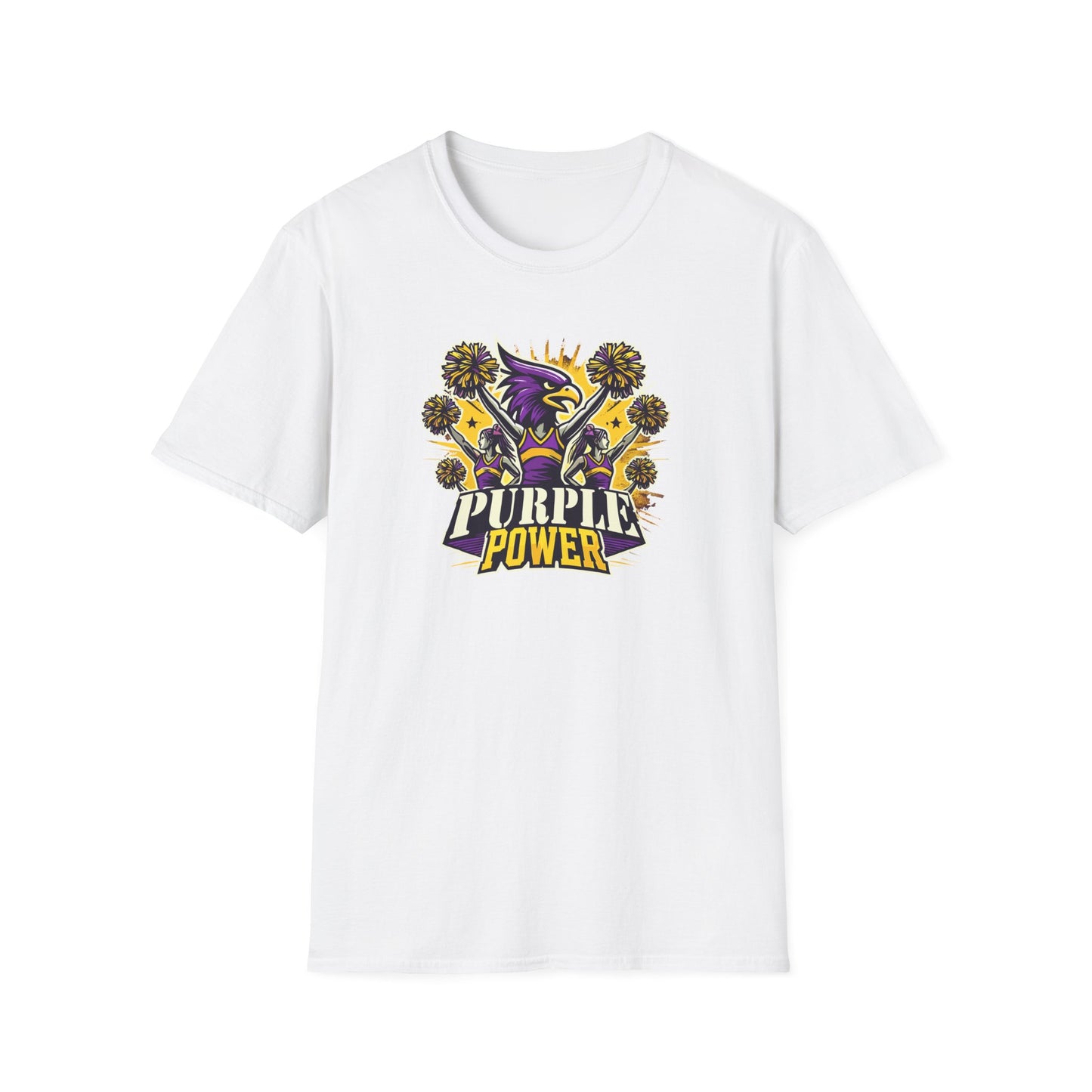 Cheer - Adult T-Shirt - Purple Power