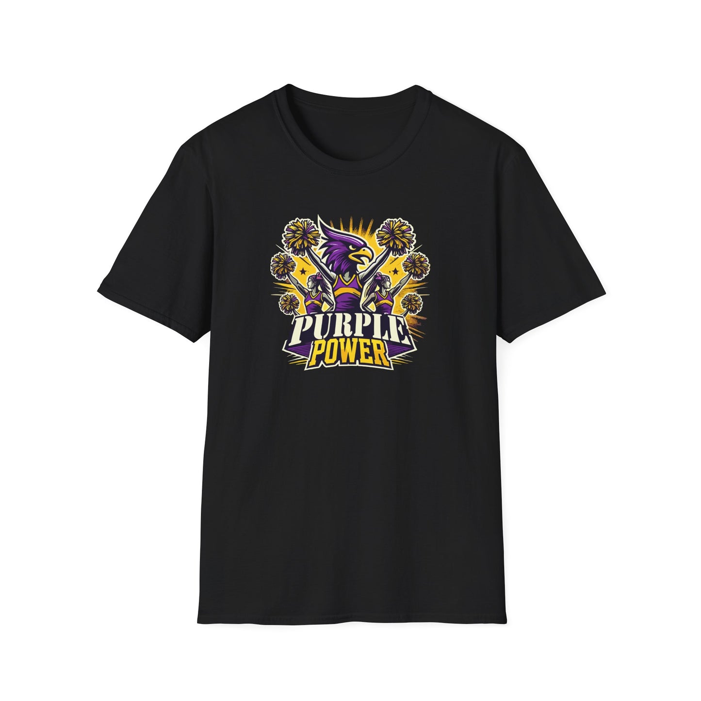 Cheer - Adult T-Shirt - Purple Power